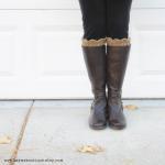 Scallop Boot Cuffs // Boot..