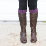 Scallop Boot Cuffs // Boot..