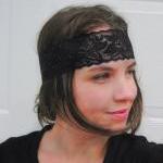 Black Lace Headband 