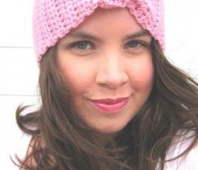 Turban Headband Knotted in Pink