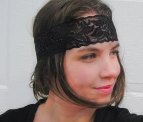 Black Lace Headband 